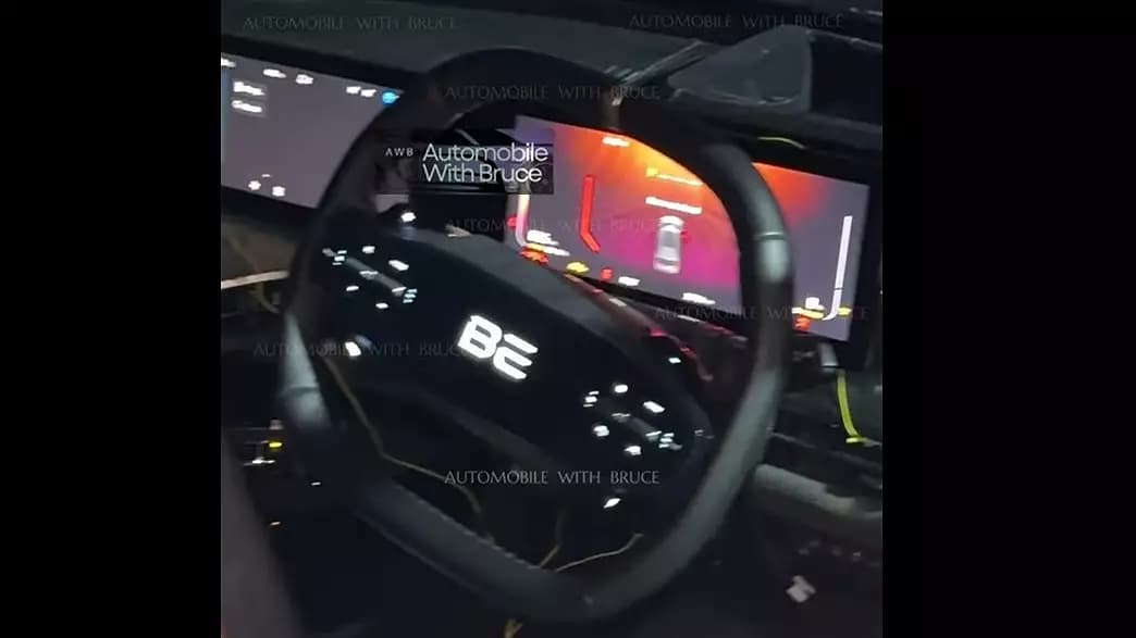 Motomall Mahindra BE.05 Leaked: A Peek into Its Stunning Twin-Screen Interior