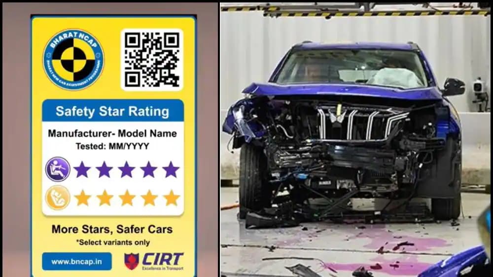 Motomall Bharat NCAP Unveils Groundbreaking Safety Rating Stickers for Cars and SUVs