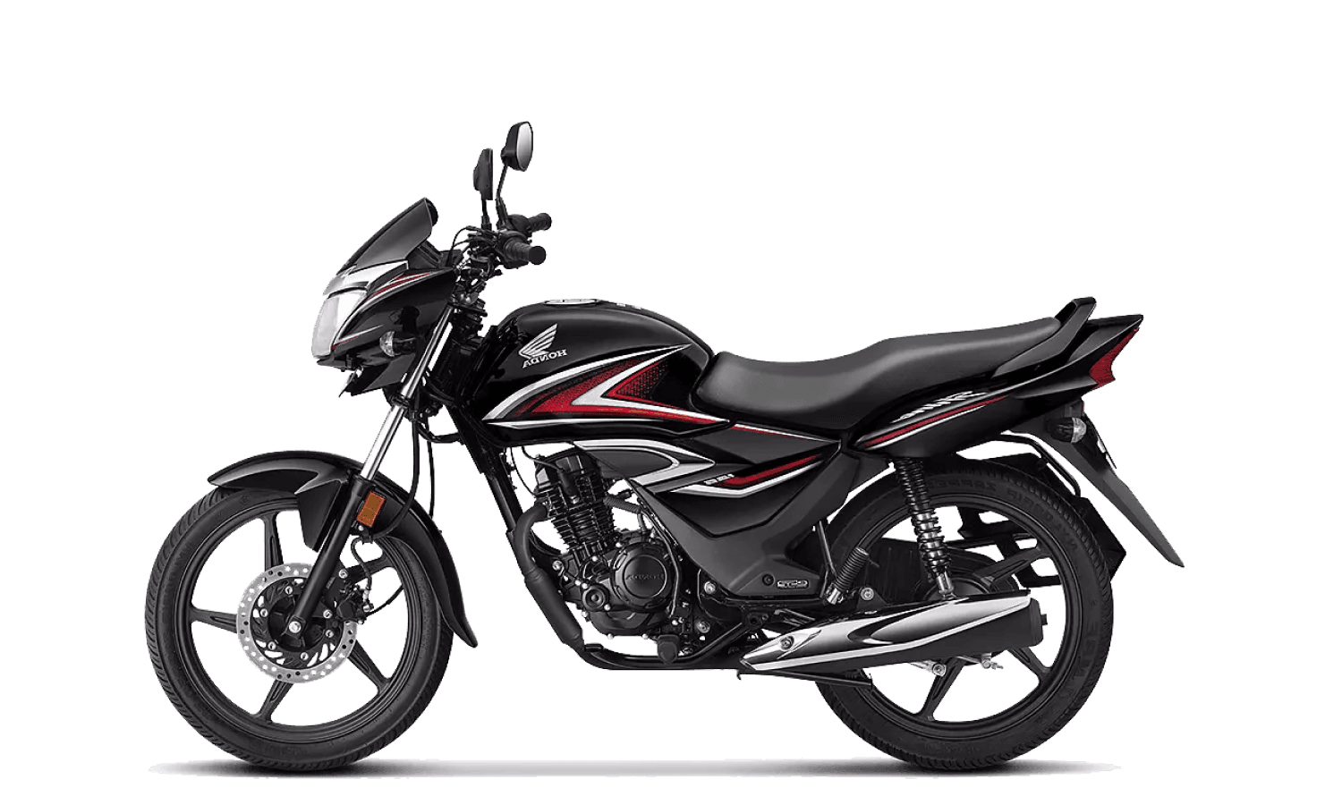 New honda shine discount on road price