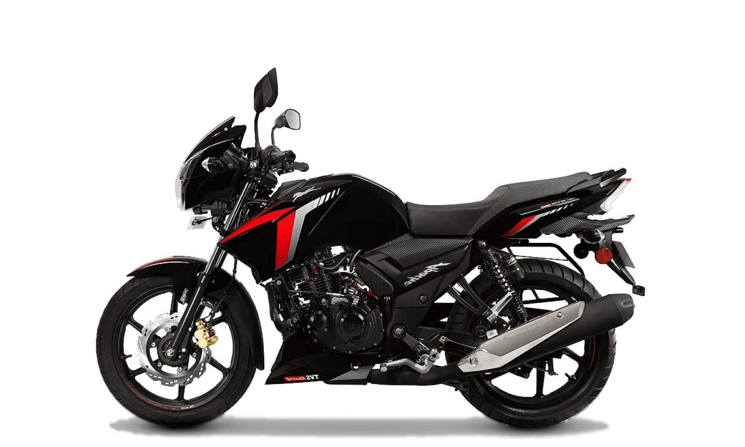 Tvs apache on clearance road price