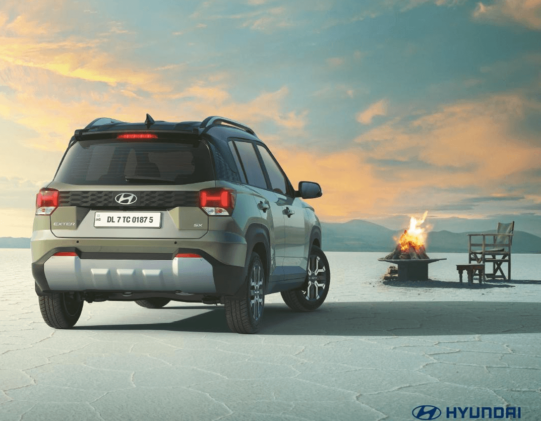 Motomall Hyundai Exter Unveils Striking Rear Design for Its Feature-Loaded Sub-4m SUV