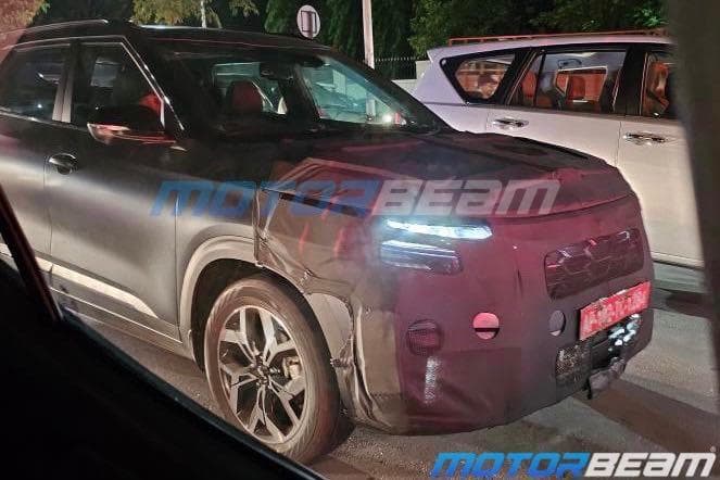 Motomall 2023 Kia Seltos Facelift Test Mule Spied: A First Look at What's Coming To India
